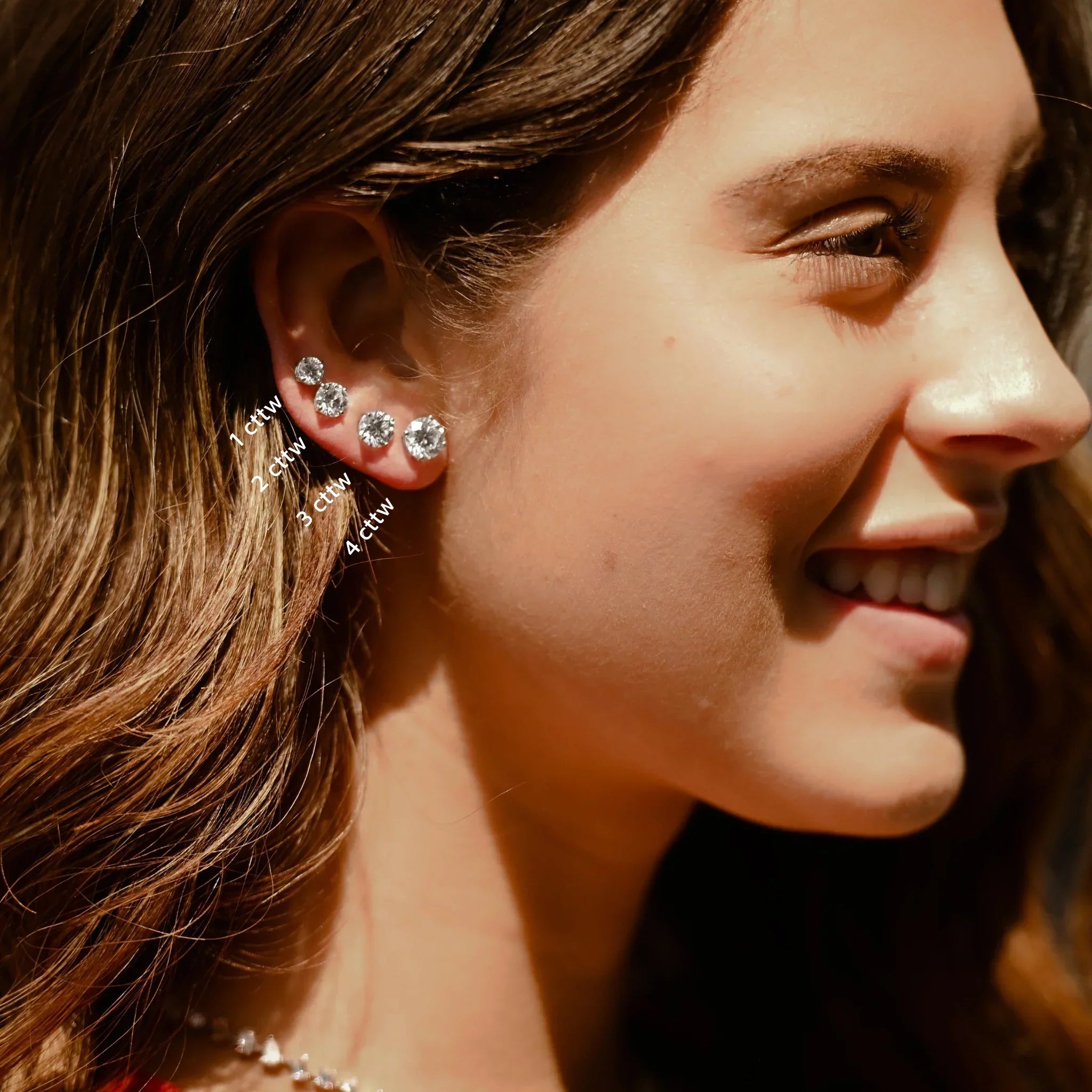 Classic Diamond Stud Earrings