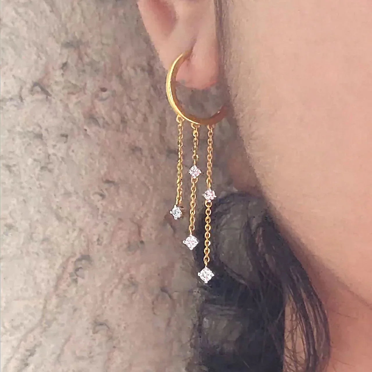 Cascade Diamond Earrings
