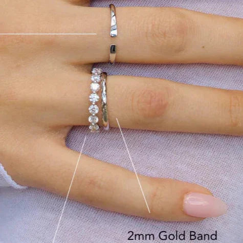 2mm Classic Gold Band