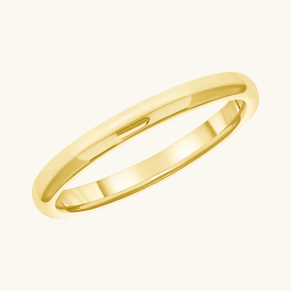 2mm Classic Gold Band