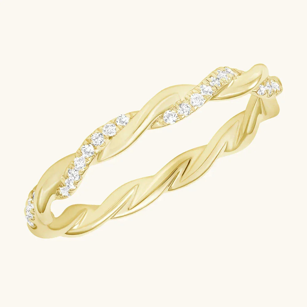 Leigh Diamond Twist Band