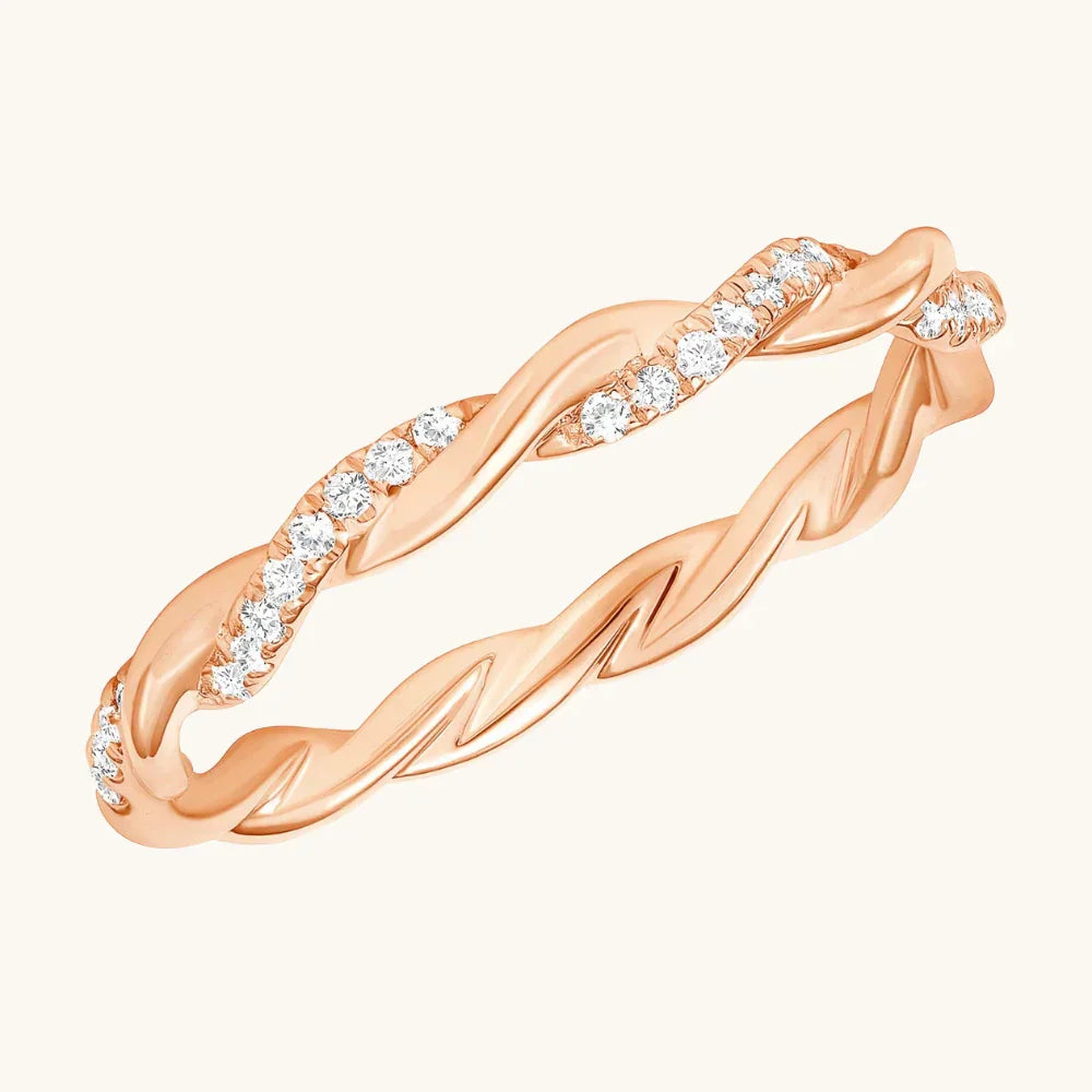 Leigh Diamond Twist Band