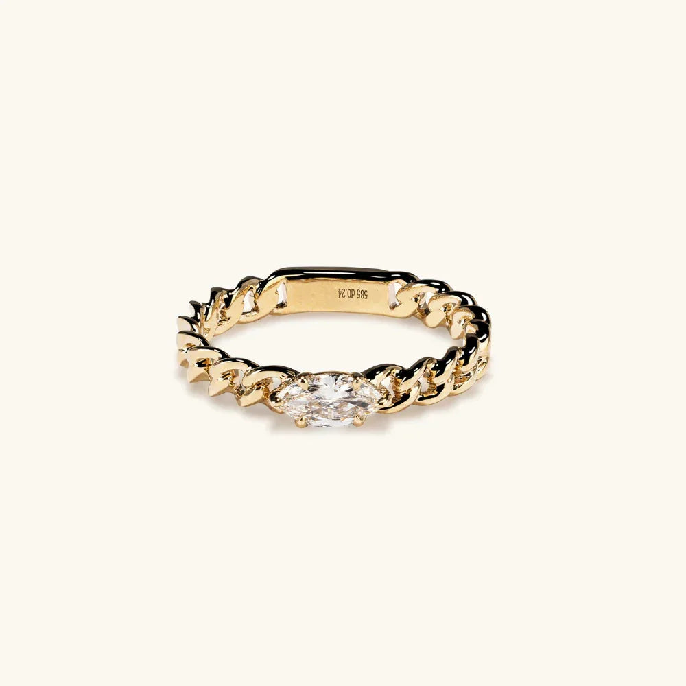 Paige Diamond Chain Ring
