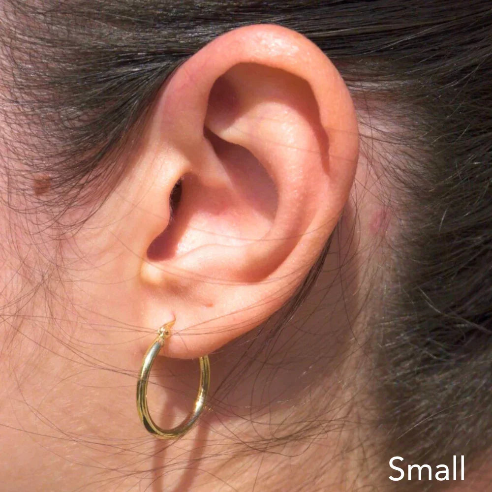 Polished Hoop Earrings