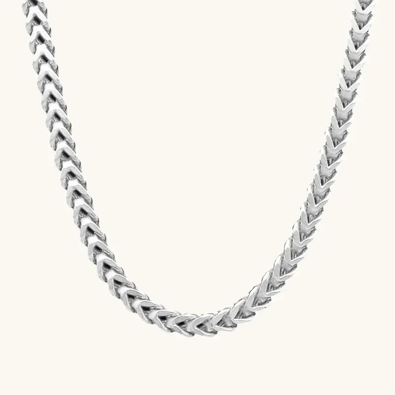 Sterling Silver Franco Link Chain