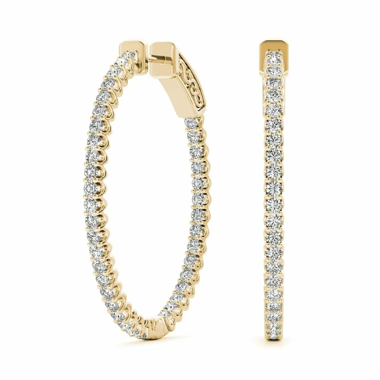 Inside Out Hoop Earrings
