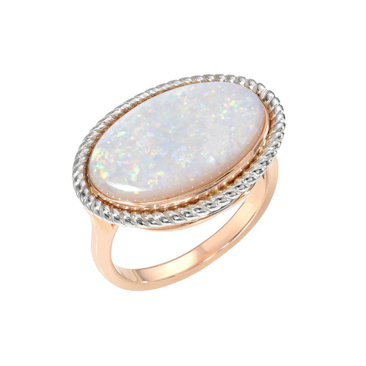 Oval Opal Ring