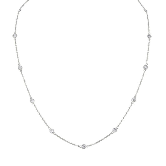 Diamond Station Necklace