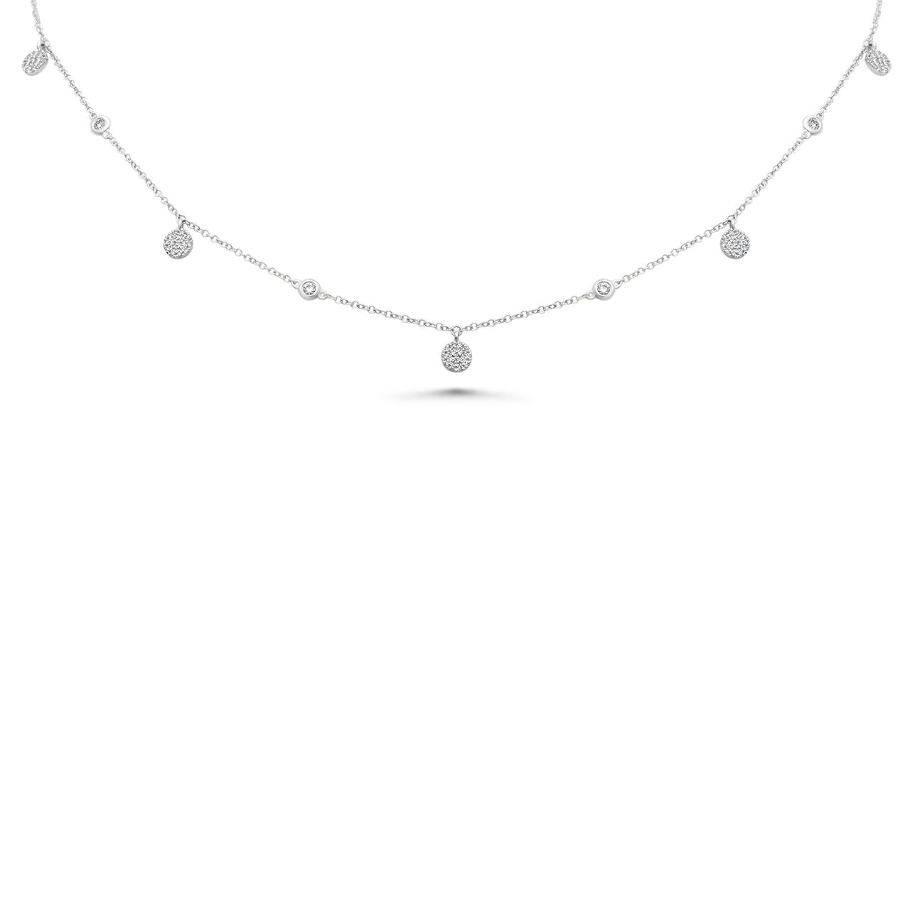 Diamond Cluster Necklace