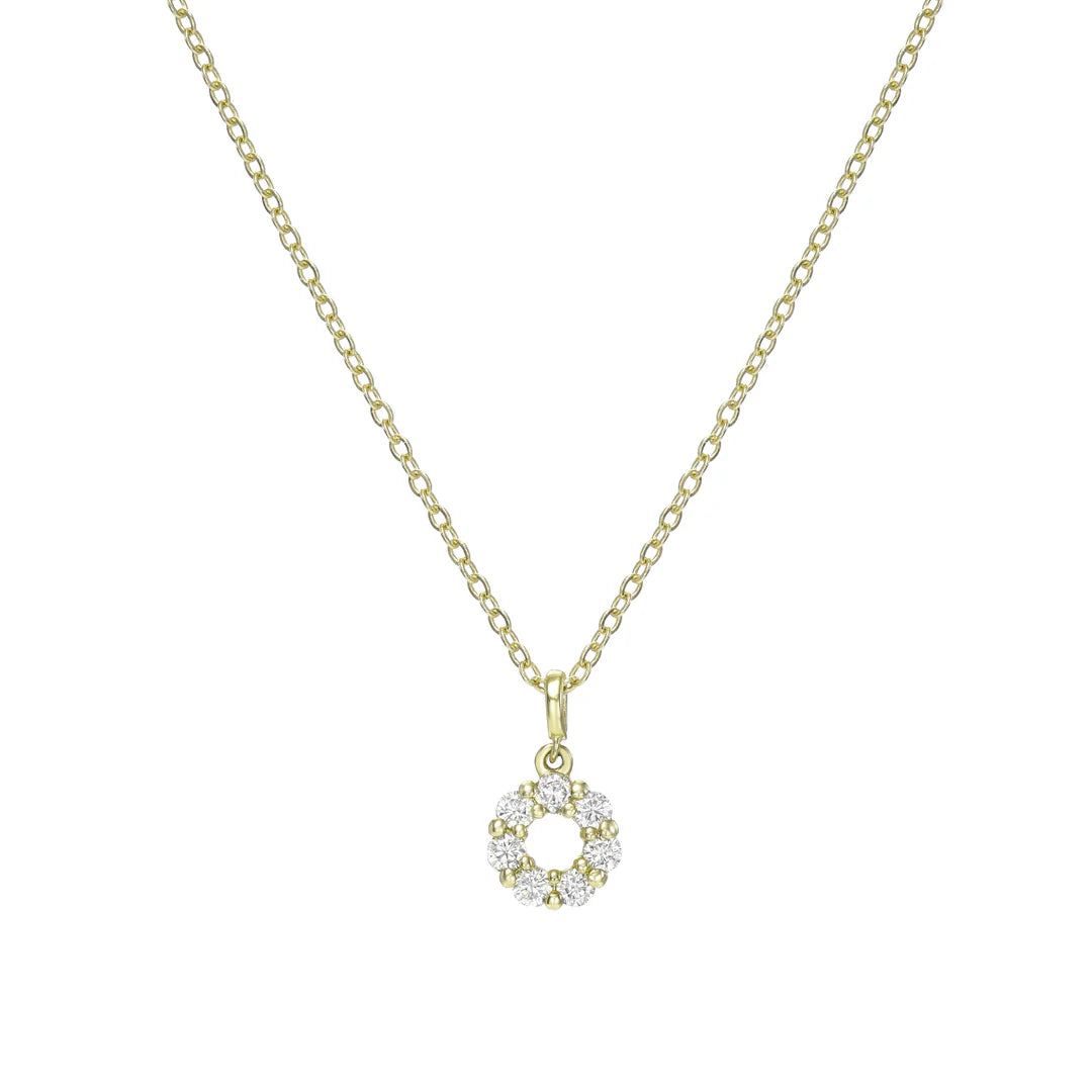 Diamond Wreath Pendant Necklace