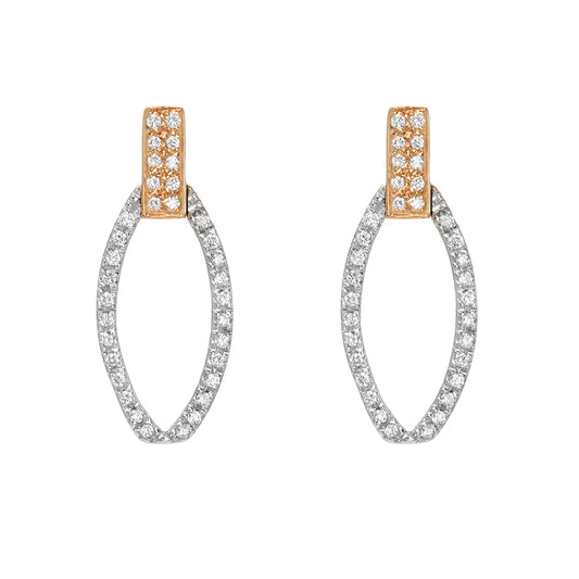 Open Marquise Drops Earrings